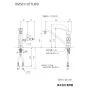 KVK KM5011UTTN 取扱説明書 商品図面 施工説明書 分解図 取付穴兼用シングル混合栓 商品図面1