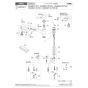 KVK KM5021TEC 取扱説明書 商品図面 施工説明書 分解図 シングルシャワー付混合栓 分解図1