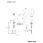 KVK KM5031J 取扱説明書 商品図面 施工説明書 分解図 シングルシャワー付混合栓 商品図面1