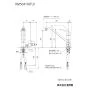 KVK KM5041H 取扱説明書 商品図面 施工説明書 分解図 シングル混合栓 商品図面1