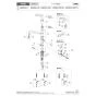 KVK KM5041T 取扱説明書 商品図面 施工説明書 分解図 シングル混合栓 分解図1