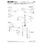 KVK KM5091T 取扱説明書 商品図面 施工説明書 分解図 シングル混合栓 分解図1