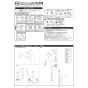 KVK KM5091TEC 取扱説明書 商品図面 施工説明書 分解図 シングル混合栓 施工説明書1