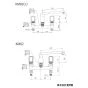 KVK KM82CU 取扱説明書 商品図面 施工説明書 分解図 2ハンドル混合栓 商品図面1