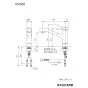 KVK KM908 取扱説明書 商品図面 施工説明書 分解図 シングルシャワー付混合栓 商品図面1