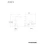 KVK ZK346TU 取扱説明書 商品図面 施工説明書 分解図 シングル混合栓用分岐金具 商品図面1