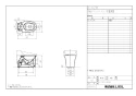 LIXIL(リクシル) BC-K21H BW1+DV-K213GH-R3 BW1 取扱説明書 商品図面 施工説明書 パブリック向けタンクレストイレ 商品図面1