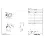 LIXIL(リクシル) BC-K21H BW1+DV-K213GHL-C-R1 BW1 取扱説明書 商品図面 施工説明書 パブリック向けタンクレストイレ 便フタなし 商品図面1