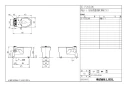 LIXIL(リクシル) BC-P20SUML BW1+DT-PA250UCHTK BW1 取扱説明書 商品図面 施工説明書 パブリック向けタンク式便器 (掃除口付) 手洗なし 商品図面1