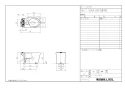 LIXIL(リクシル) BC-Z30PM アメージュ便器 床上排水 155タイプ 便器のみ 商品図面 施工説明書 アメージュ便器 床上排水 155タイプ 便器のみ 商品図面1