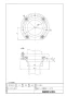 LIXIL(リクシル) CF-14AFW 商品図面 床フランジセット 商品図面1