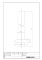 LIXIL(リクシル) CF-171D-32 商品図面 32ｍｍ隅付ロータンク用洗浄管（和風用） 商品図面1