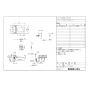 LIXIL(リクシル) CW-PC12QC-NECK BW1 取扱説明書 商品図面 施工説明書 シャワートイレ スリムタイプ 横ズレ防止仕様 商品図面1