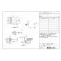 LIXIL(リクシル) CW-PC12QD-NECK-UR BW1 取扱説明書 商品図面 施工説明書 シャワートイレ スリムタイプ 横ズレ防止仕様 商品図面1