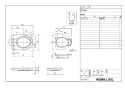 LIXIL(リクシル) CWA-250 取扱説明書 商品図面 施工説明書 補高便座（単品） 商品図面1