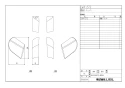 LIXIL(リクシル) CWA-273 商品図面 便座ストッパーBW1のみ 商品図面1