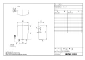 LIXIL(リクシル) DT-Z350 BW1 取扱説明書 商品図面 施工説明書 アメージュ便器 床排水 タンク 商品図面1