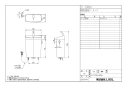 LIXIL(リクシル) DT-Z380H BW1 取扱説明書 商品図面 施工説明書 アメージュ便器 リトイレ タンク 商品図面1