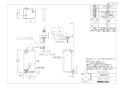 LIXIL(リクシル) EAAM-300CEV1 取扱説明書 商品図面 施工説明書 加温自動水栓ヒートオートマージュA 商品図面1