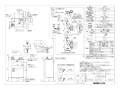 LIXIL(リクシル) EHMS-CA3SC1-L-300C 取扱説明書 商品図面 施工説明書 ゆプラス 小型電気温水器 商品図面1