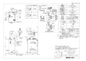 LIXIL(リクシル) EHMS-CA6SC3-303 取扱説明書 商品図面 施工説明書 ゆプラス 小型電気温水器 商品図面1