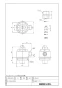 LIXIL(リクシル) K-016A-1 商品図面 施工説明書 フラッシュバルブアダプター 商品図面1