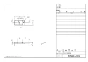LIXIL(リクシル) L-35/BW1+AM-320CV1+LF-731PALC+KF-33X2 取扱説明書 商品図面 角形手洗器+AM-320CV1セット 商品図面1
