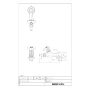 LIXIL(リクシル) LF-117-13-U 商品図面 分解図 分岐水栓（固定コマ式） 商品図面1