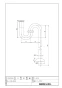 LIXIL(リクシル) LF-32SA 商品図面 排水Sトラップ 商品図面1