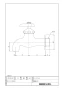 LIXIL(リクシル) LF-7-19-U 商品図面 ユーティリティ水栓 横水栓(固定コマ式) 商品図面1