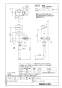 LIXIL(リクシル) OKC-A60SCW 取扱説明書 商品図面 施工説明書 オートフラッシュＣ　センサー一体形　シャワートイレ自動洗浄対応（壁給水形） 商品図面1