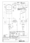 LIXIL(リクシル) OKC-AT6112-C 取扱説明書 商品図面 施工説明書 オートフラッシュＣ　セパレート形　自動フラッシュバルブ（壁給水形）（中水用） 商品図面1