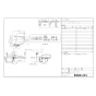 LIXIL(リクシル) RC-504+CW-KB31 取扱説明書 商品図面 施工説明書 和風アタッチメント シャワートイレKBシリーズ 商品図面1