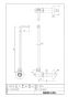 LIXIL(リクシル) TF-1890EF 商品図面 壁給水用アングル止水栓 商品図面1