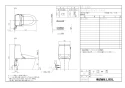 LIXIL(リクシル) YBC-Z30P BW1+DT-Z356 BW1 取扱説明書 商品図面 施工説明書 アメージュ シャワートイレ床上排水 商品図面1