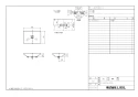 LIXIL(リクシル) YL-A208(C)/BW1 商品図面 施工説明書 	手洗器(ベッセル式) 商品図面1