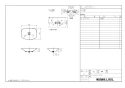 LIXIL(リクシル) YL-A209(C)/BW1 商品図面 施工説明書 手洗器(ベッセル式) 商品図面1