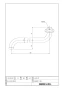 LIXIL(リクシル) A-400-25 商品図面 施工説明書 1/2自在水栓用パイプ部 商品図面1