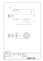 LIXIL(リクシル) A-4085 商品図面 取替水栓用取付脚 商品図面1