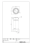 LIXIL(リクシル) A-5040(156) 商品図面 施工説明書 芯間距離調整ユニオン 商品図面1