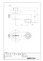 LIXIL(リクシル) A-5297 商品図面 取付脚 商品図面1