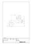 LIXIL(リクシル) A-682 商品図面 取付脚(止水栓、チャッキコマ付) 商品図面1