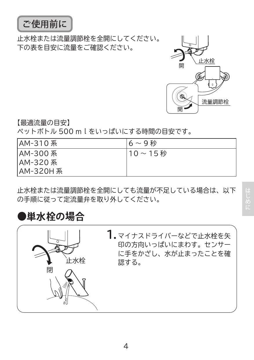 LIXIL(リクシル) AM-320C 取扱説明書 商品図面 施工説明書|LIXIL LIXIL(リクシル) AM-320C 取扱説明書 商品図面 施工説明書|LIXIL
