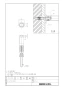 LIXIL(リクシル) AY-57 商品図面 多用途手すり用固定金具 商品図面1