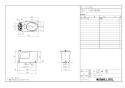 LIXIL(リクシル) BC-ZA10AH BW1+DT-ZA150AH BW1 取扱説明書 商品図面 施工説明書 分解図 アメージュZ便器 リトイレ(フチレス) 商品図面1