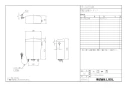 LIXIL(リクシル) BC-ZA10AH BW1+DT-ZA150AH BW1 取扱説明書 商品図面 施工説明書 分解図 アメージュZ便器 リトイレ(フチレス) 商品図面1