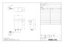 LIXIL(リクシル) BC-ZA10P BW1+DT-ZA150EP BW1 取扱説明書 商品図面 施工説明書 分解図 アメージュＺ便器(フチレス) 商品図面1