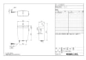 LIXIL(リクシル) BC-ZA10P BW1+DT-ZA180EP BW1+CW-EA22QC BW1 取扱説明書 商品図面 施工説明書 アメージュZ便器(フチレス)床上排水+パッソ 商品図面1