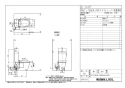 LIXIL(リクシル) BC-ZA10P BW1+DT-ZA180EP BW1+CW-EA24 BW1 取扱説明書 施工説明書 セット図面 アメージュZ便器(フチレス)床上排水+パッソ セット図面1