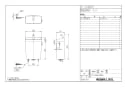 LIXIL(リクシル) BC-ZA10P BW1+DT-ZA180EP BW1+CW-K45AQC BW1 取扱説明書 商品図面 施工説明書 アメージュZ便器(フチレス)床上排水+Kシリーズエクストラ 商品図面1
